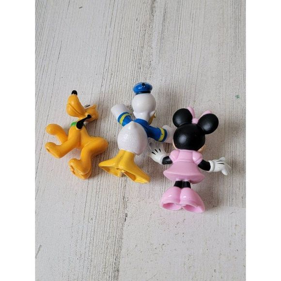 Minnie Mouse Pluto dog Donald Duck set toy figure - Picture 6 of 6
